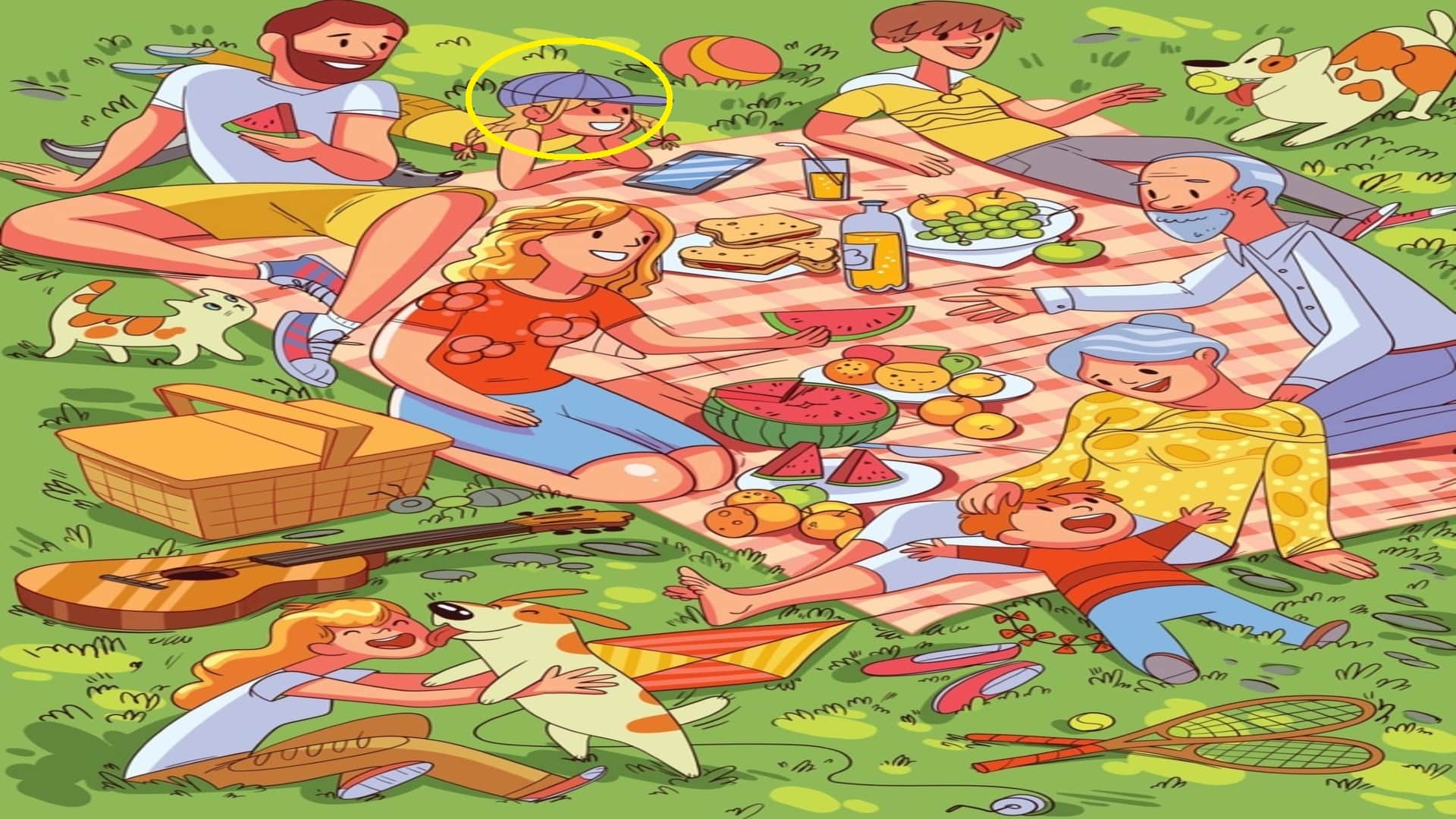 Viral optical illusion Iq Test Brain Test if you have hawk eyes then find umbrella in 11 seconds