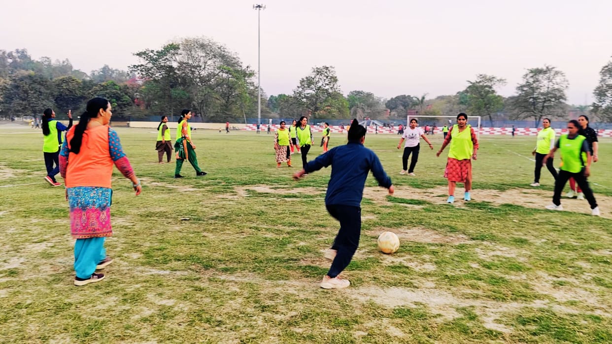 Sport News Football 26 home makers scored goals after 17 years with juniors in varanasi