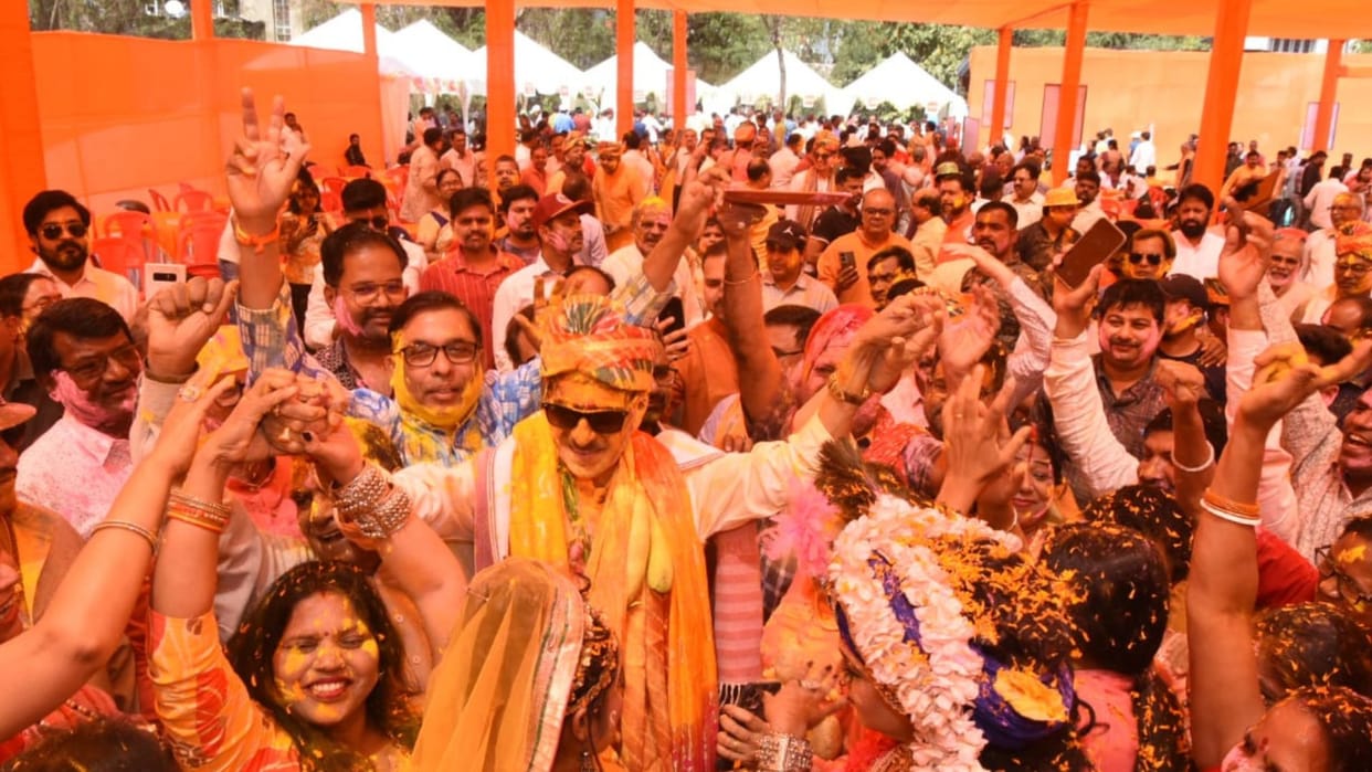 Holi Milan function organized at the residence of Ranchi MP Sanjay Seth