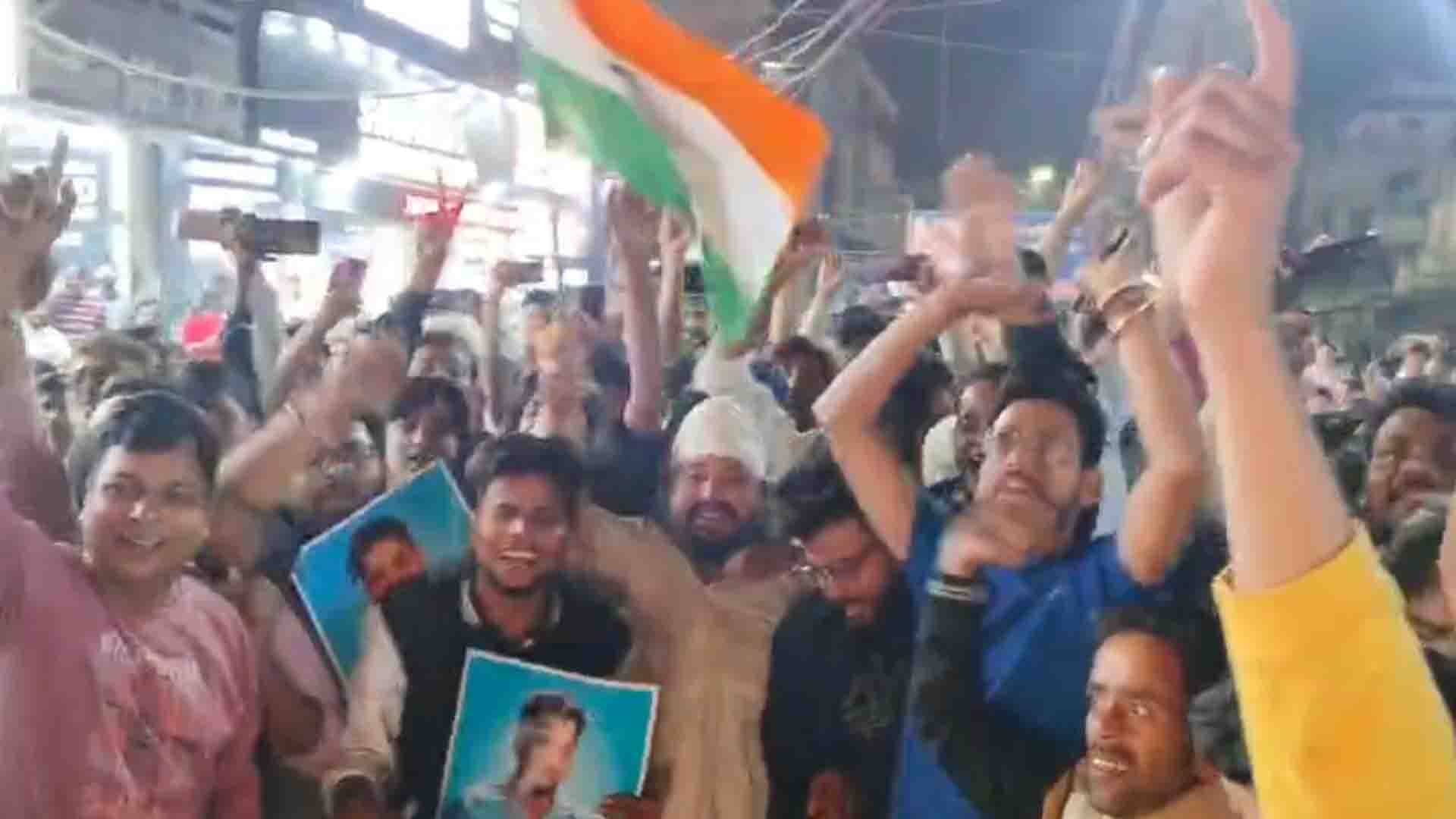 Ind vs NZ: People came out on the streets after India's victory in the Champions Trophy