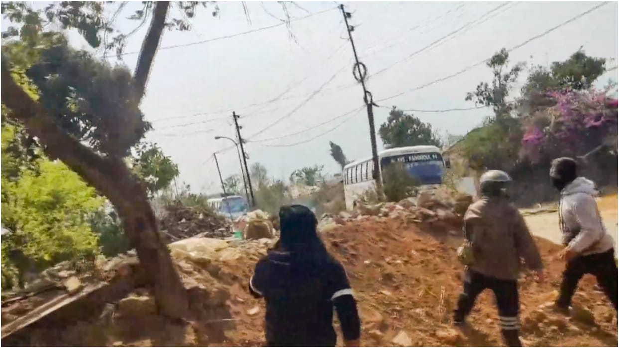 Manipur: Attack on Hmar tribe leader in Churachandpur, tension... curfew, stone pelting at some places