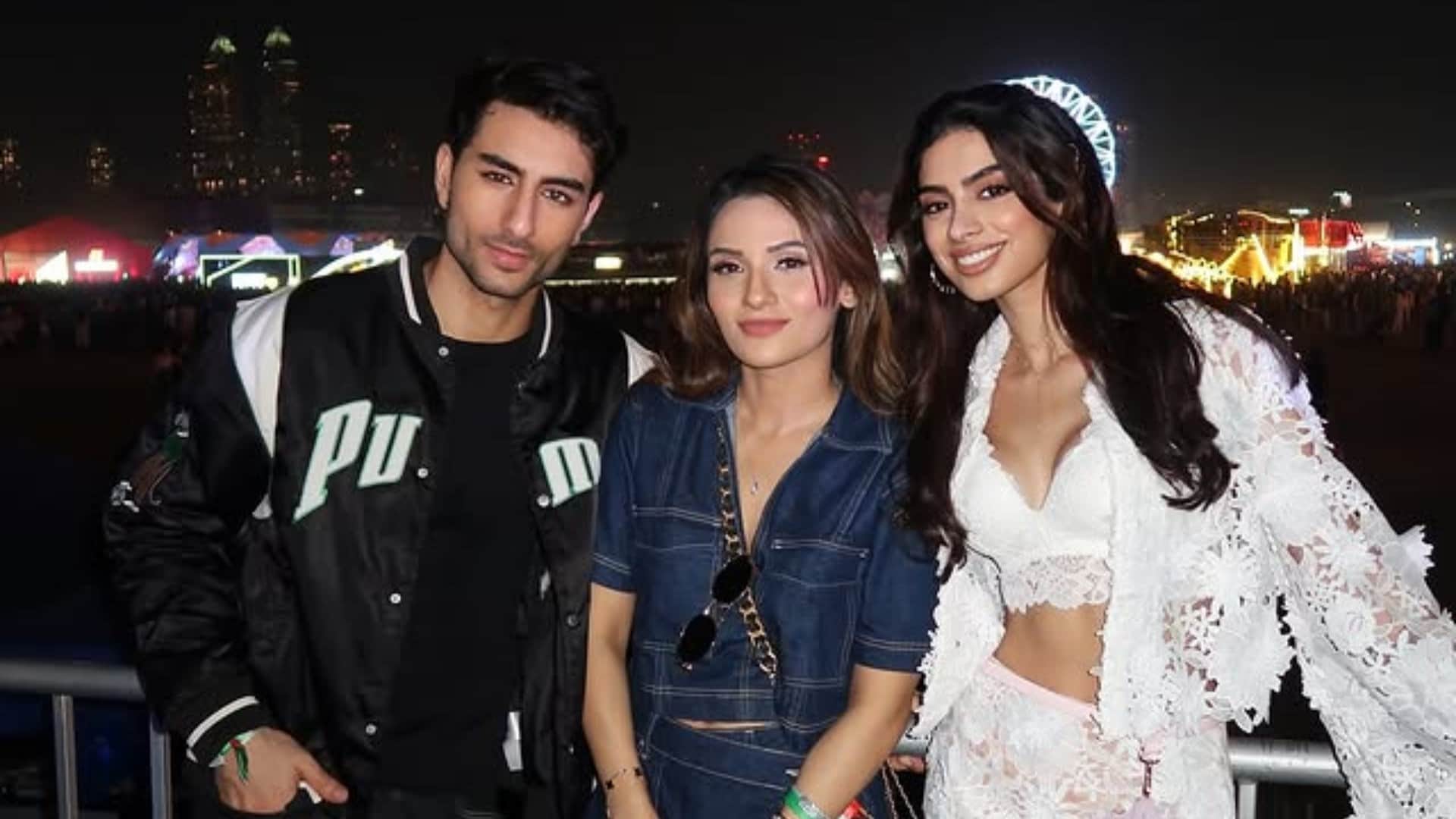 Nadaaniyan Khushi Kapoor Steals the Spotlight with Bold Look at Lollapalooza