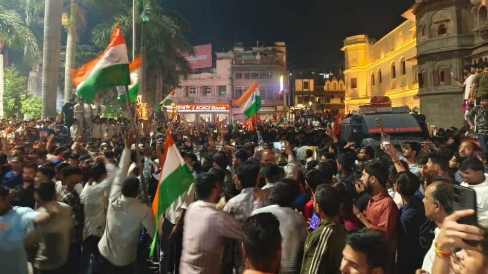 Indore News india vs new zealand victory celebration champions trophy