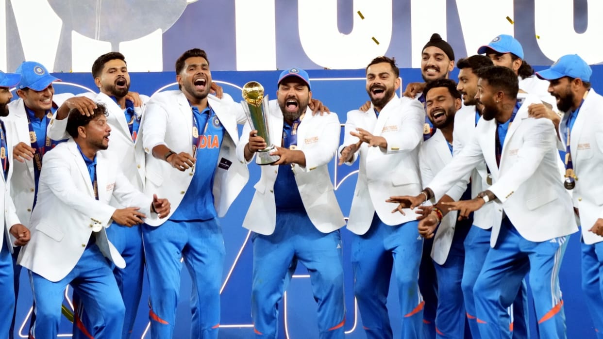 Rohit Sharma emulated MS Dhoni he became only the second captain from his country to win two ICC trophies