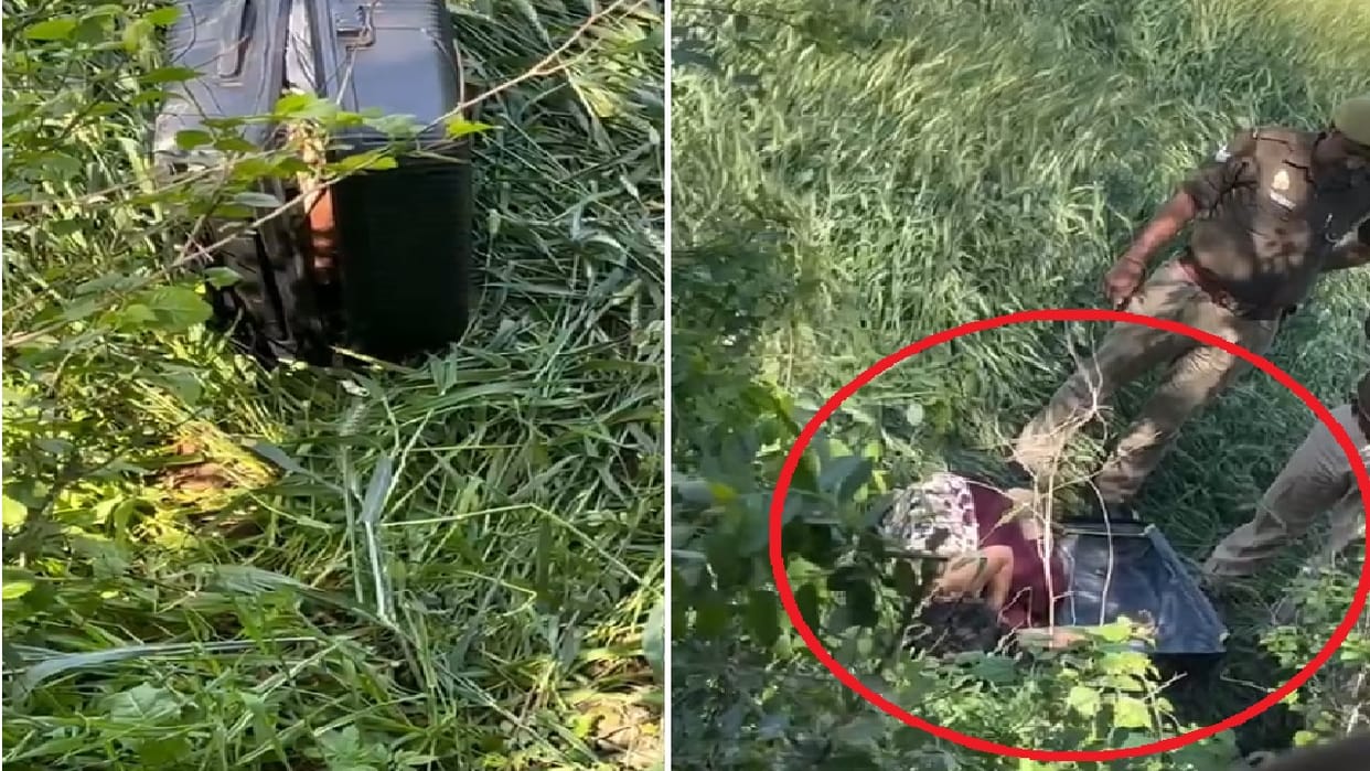 Girl was murdered and her body was kept in a suitcase and thrown in a field in Bulandshahr
