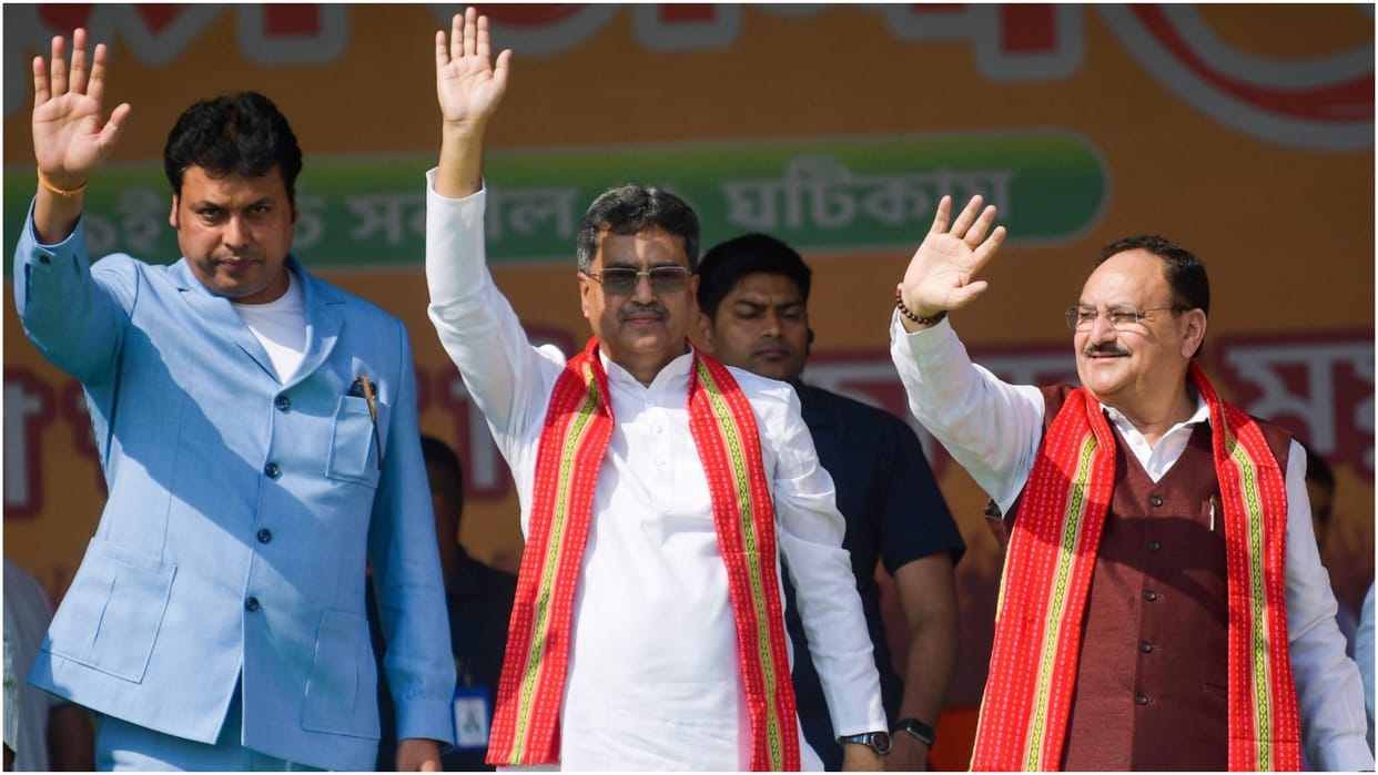 JP Nadda told the achievements of BJP in Tripura, said- PM Modi changed the political culture