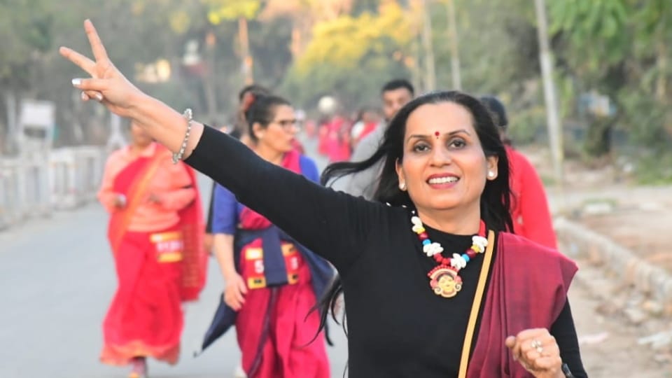 Red Sari Run in Chandigarh to mark International Women Day