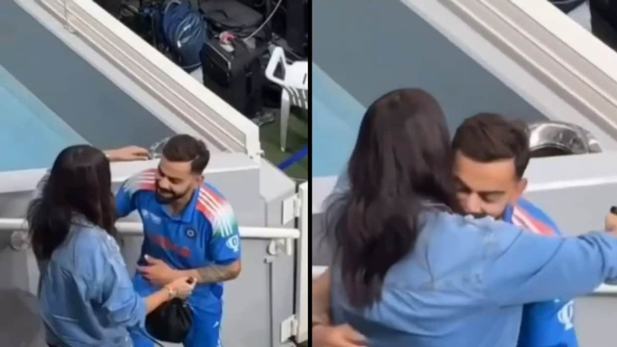 Virat Kohli Anushka Sharma Heartwarming Moment Goes Viral After India Wins Champions Trophy