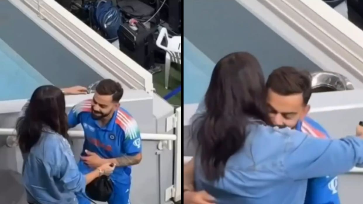 Virat Kohli Anushka Sharma Heartwarming Moment Goes Viral After India Wins Champions Trophy