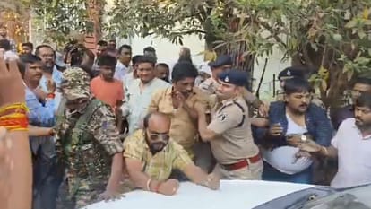 CG ED Raid: Attacked on ED team, Bhupesh baghel supporters created ruckus, see here video