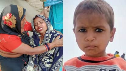 girl playing outside the house crushed to death by tractor mother fainted after seeing the dead body in Budaun