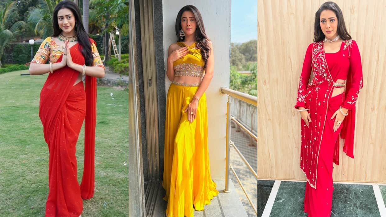 Eid 2025 hiba nawab ethnic outfit for eid festival