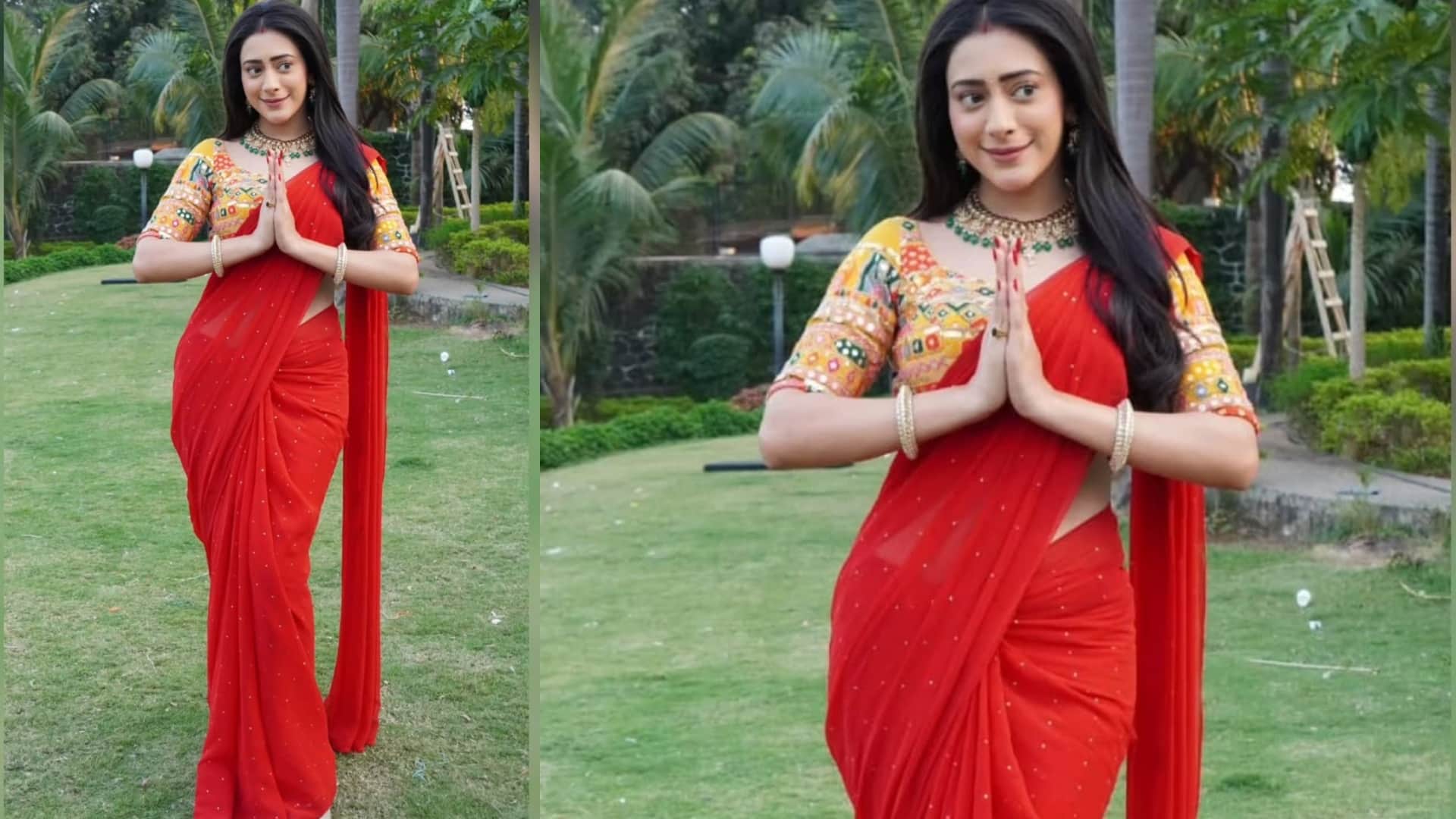 Eid 2025 hiba nawab ethnic outfit for eid festival