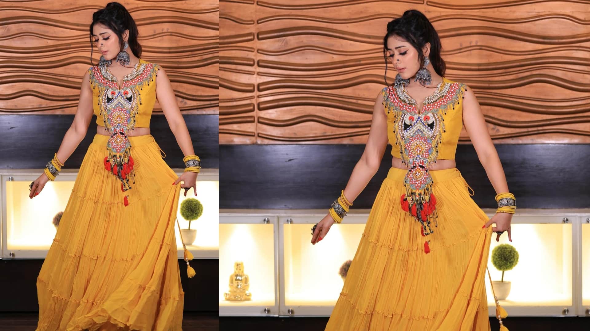 Eid 2025 hiba nawab ethnic outfit for eid festival