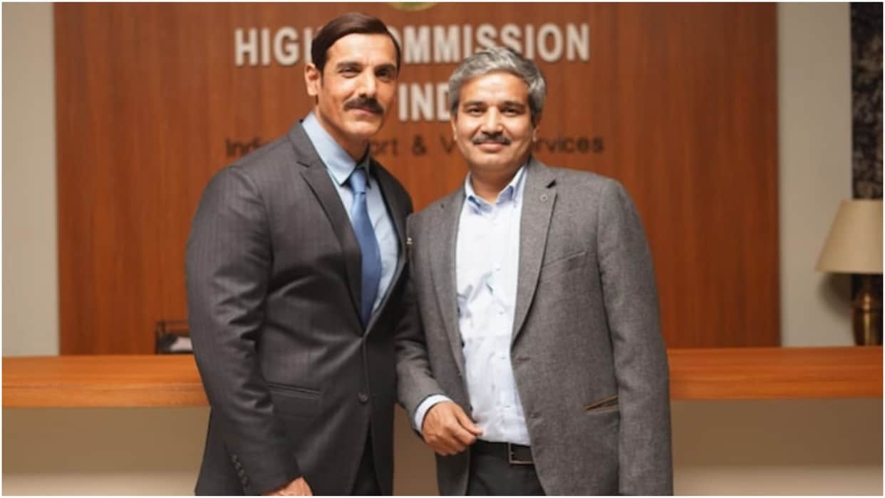 John Abraham Playing Indian diplomat J P Singh role in his upcoming Movie The Diplomat directed by Shivam Nair