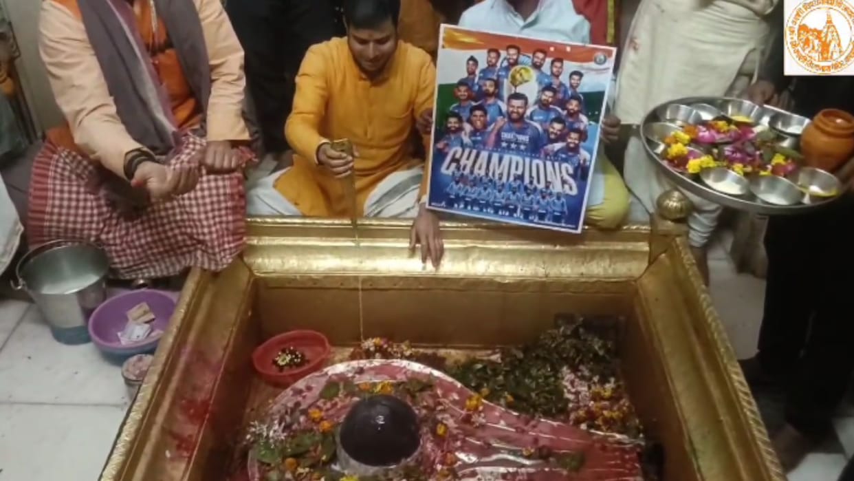 Indian cricket team Champion Namami Gange expressed gratitude to Gauri Kedareshwar for victory