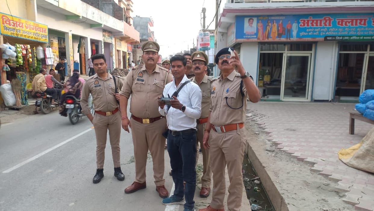 Drone cameras are used for monitoring in Mirganj and Dunka, more than 100 people have been made bond holders