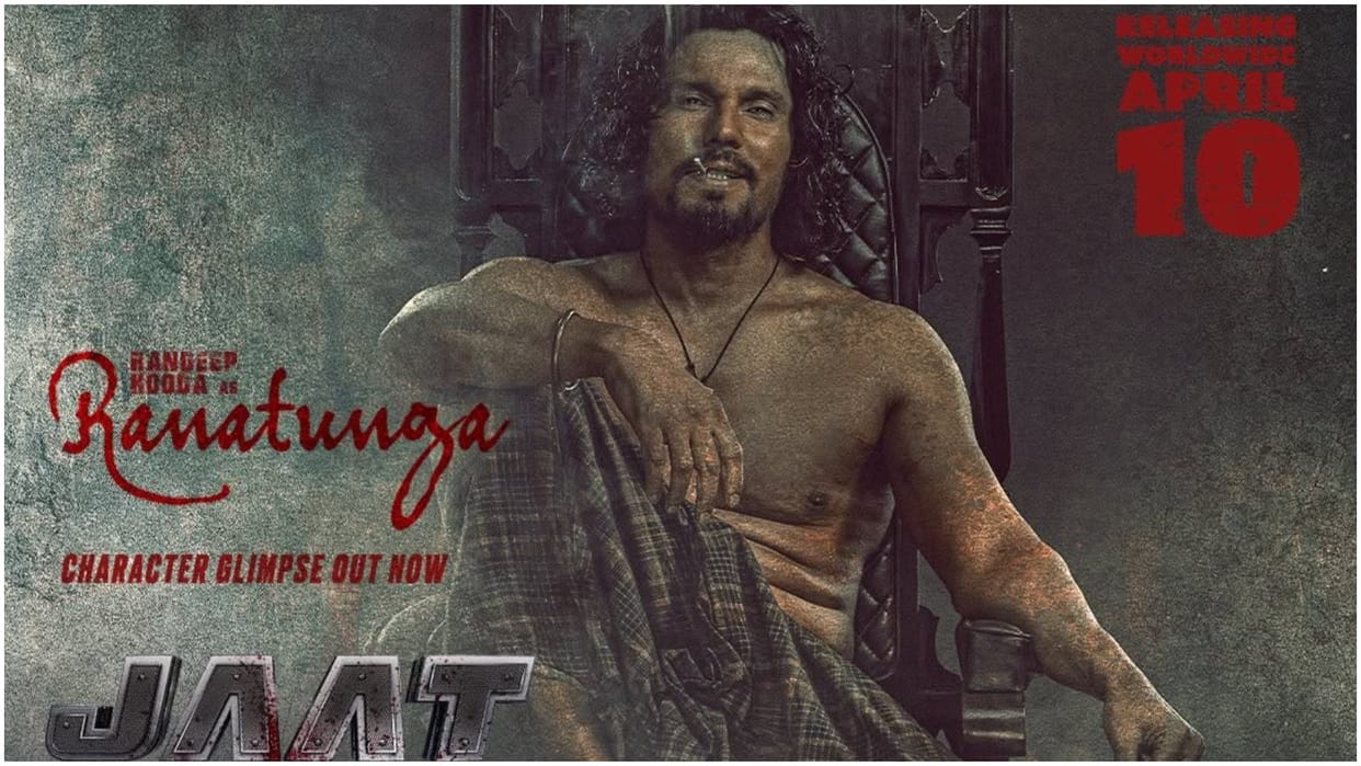 Makers Unveil Randeep Hooda Look As Ranatunga From Jaat, He Will Fight With Sunny Deol