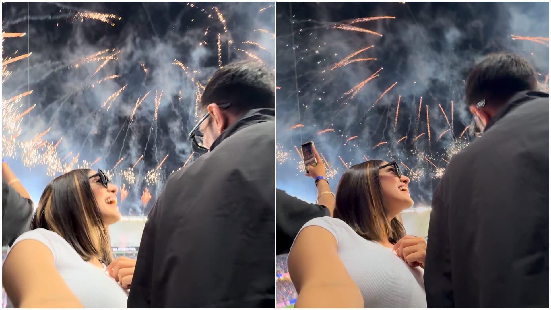 RJ Mahvash celebrated Champions Trophy victory with Yuzvendra Chahal, Watch video, Mahvash Chahal Dhanashree