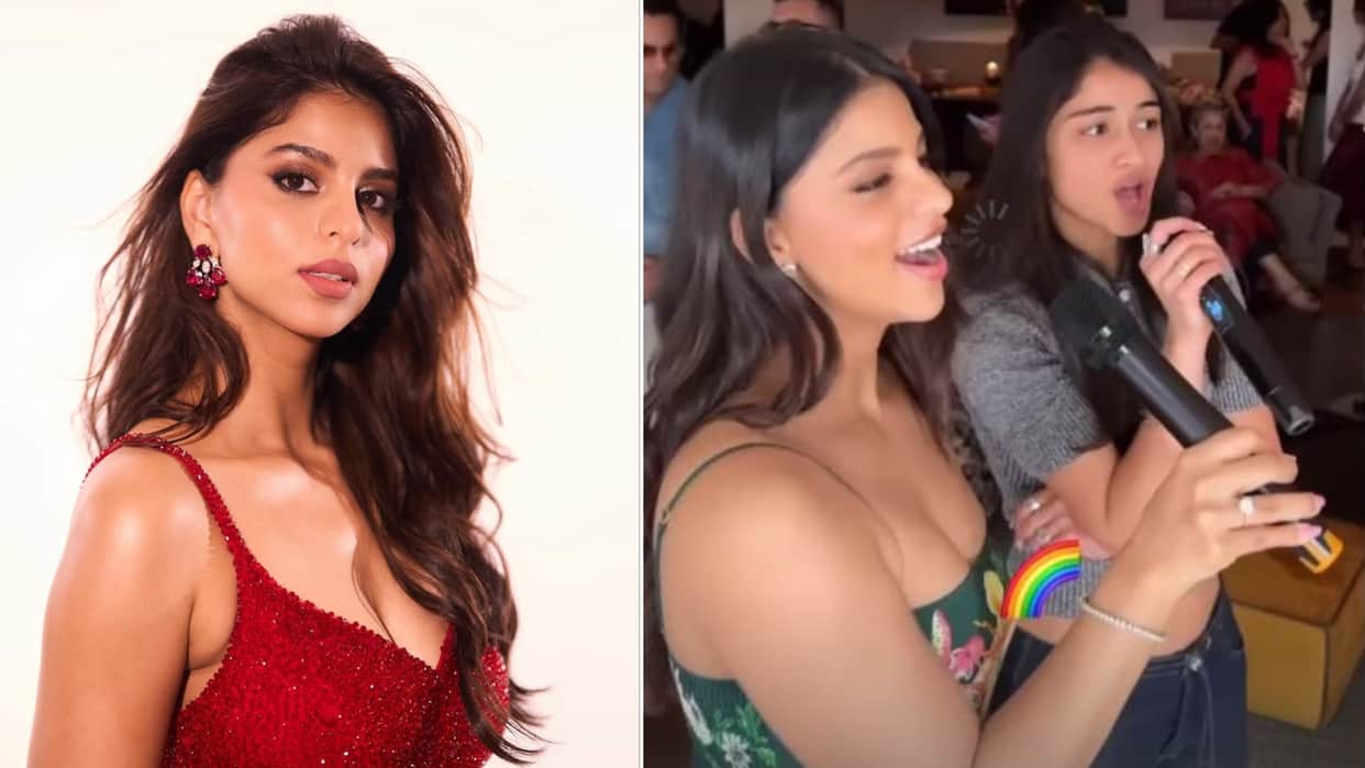 King SRK daughter Suhana Khan Special Birthday Wish For Baby Sister Rysa Panday Has Our Hearts photos viral