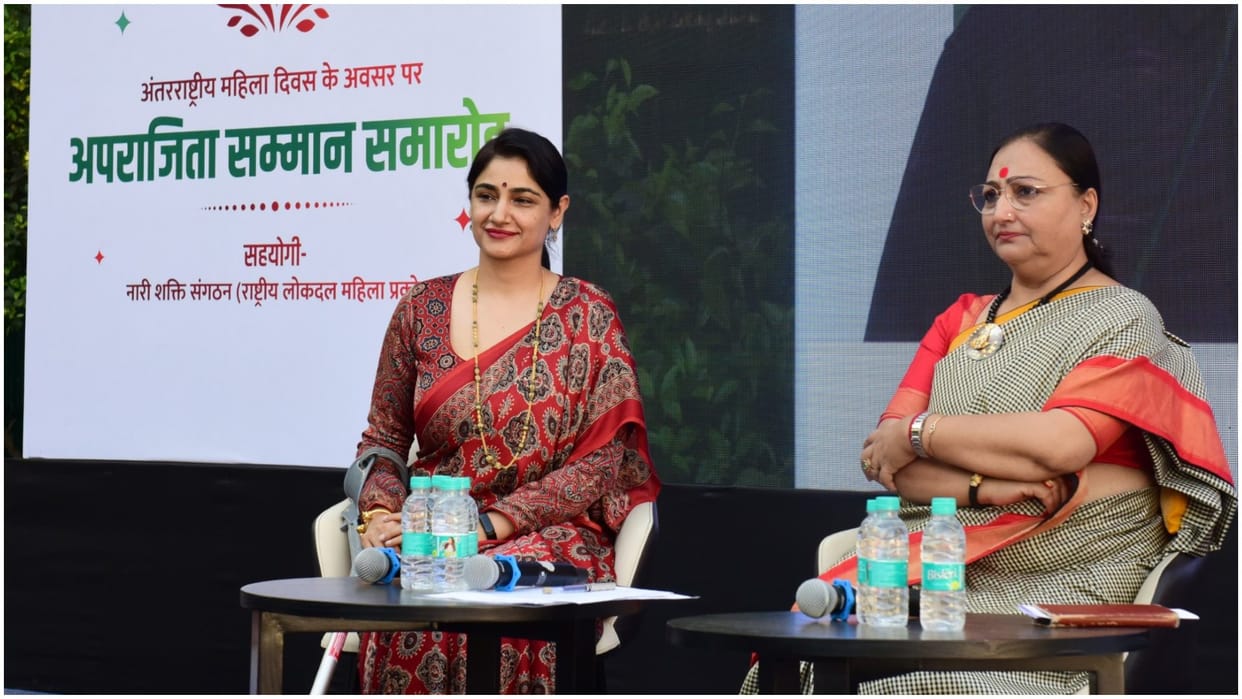 'Society will prosper only when women are empowered', said Mallika Nadda at the Aparajita Samman ceremony