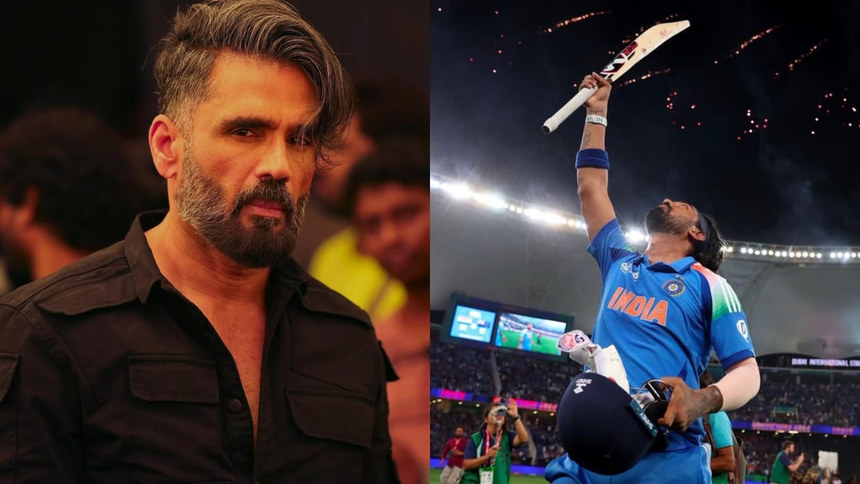 Suniel shetty congratulate kl rahul for his contribution in winning icc champions trophy