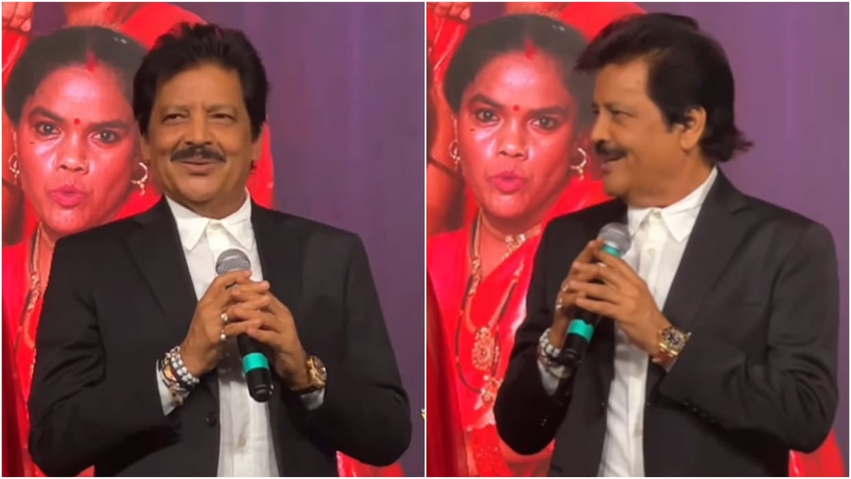 Udit Narayan addressed his kissing controversy in a fun way at Pintu Ki Pappi Movie Event