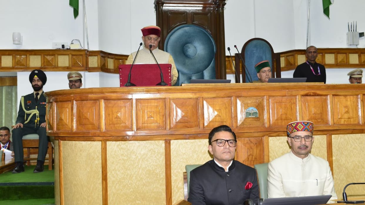 himachal assembly budget session 2025 governor shiv pratap shukla address loss due to implementation of GST
