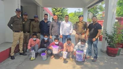 Five smugglers arrested with 340 drug injections before consuming drugs on Holi in haldwani