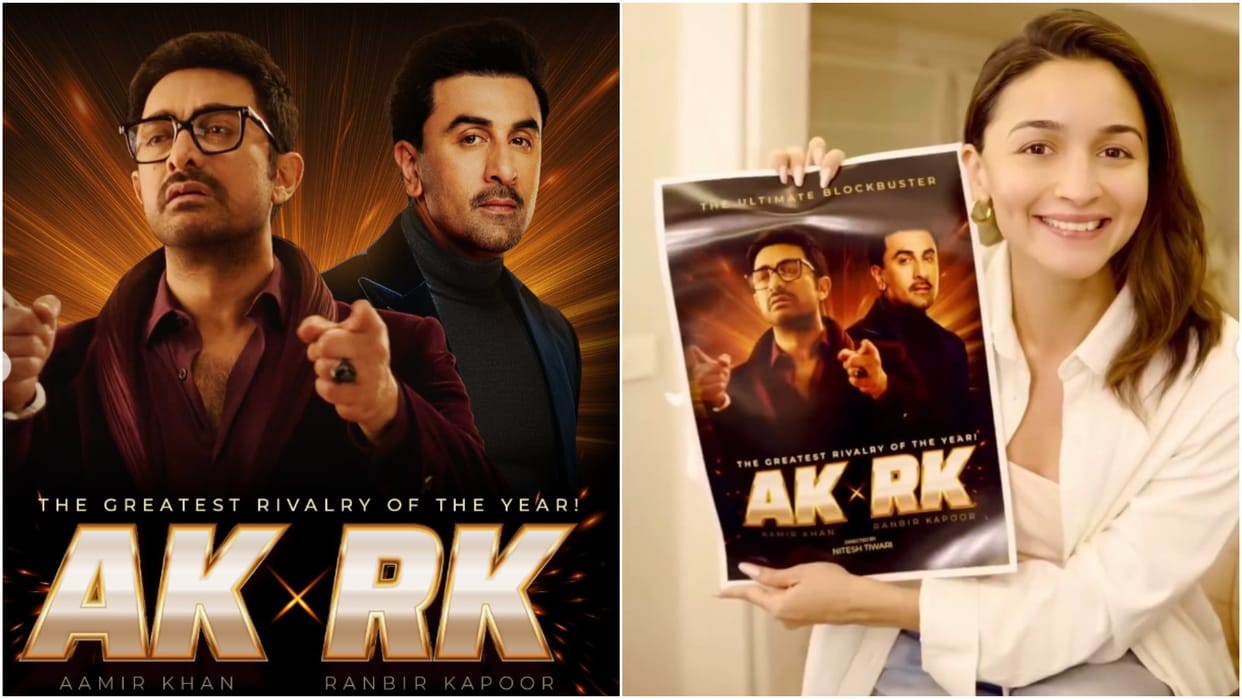 Aamir Khan And Ranbir Kapoor will shares screen together Alia Bhatt announced with poster release