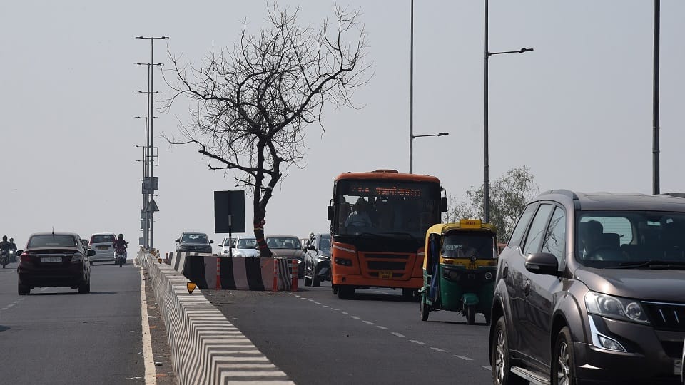 Anand Vihar and Punjabi Bagh flyovers were inaugurated without the work being completed