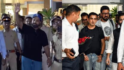 Indian players returned home after winning Champions Trophy Hardik-Shreyas reached Mumbai Jadeja-Varun Chennai
