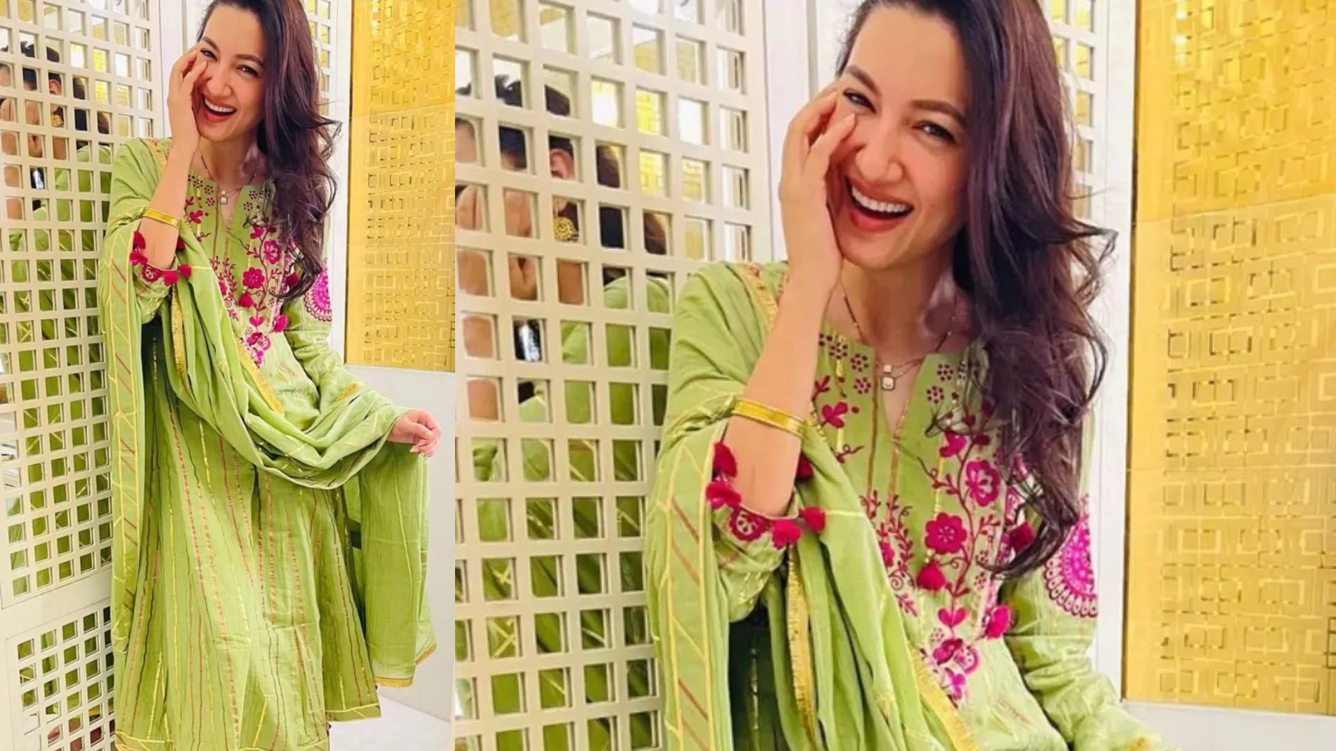 Ramadan 2025 trendy Outfit For Iftar Party inspired by Gauahar Khan