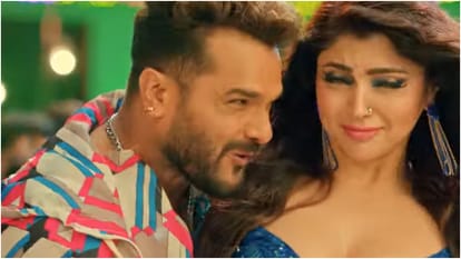 Khesari Lal Yadav and Akanksha Puri New Bhojpuri Song Loha Garam Release SRK Music