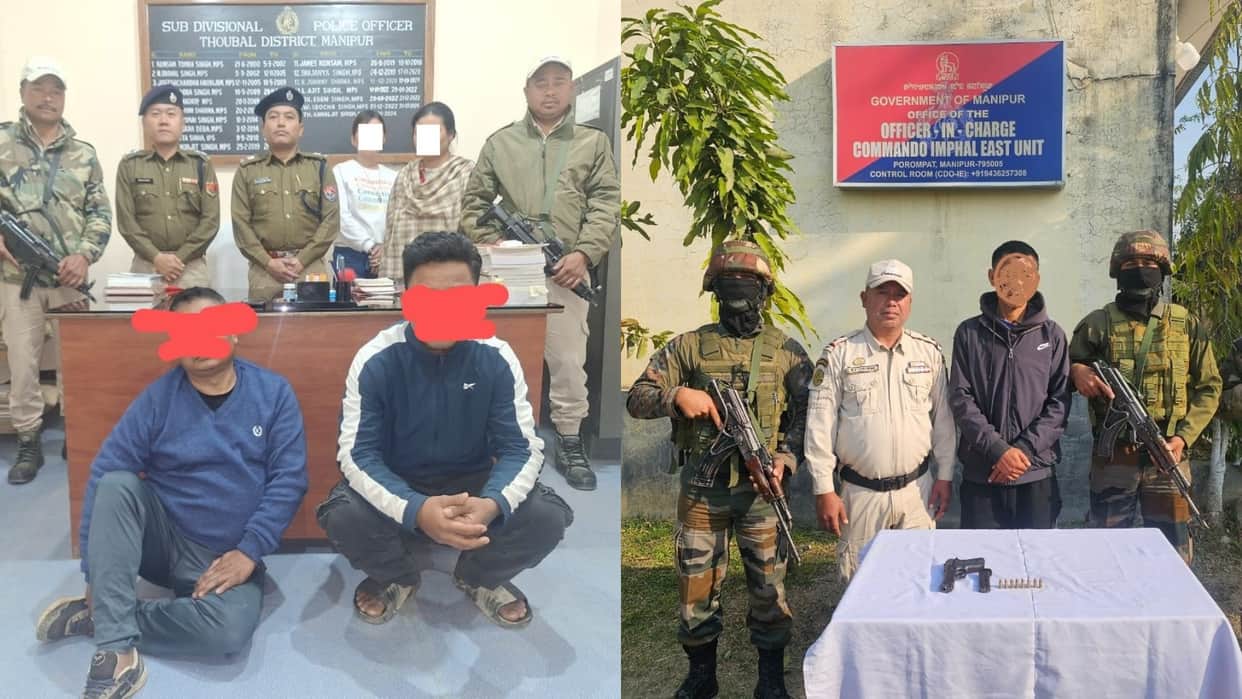 Manipur: Two girls recruited by militant outfit rescued by Manipur Police, News in hindi