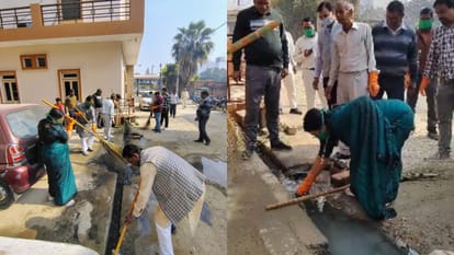 Shahjahanpur Mayor Archana Verma launched cleanliness campaign on holi festival