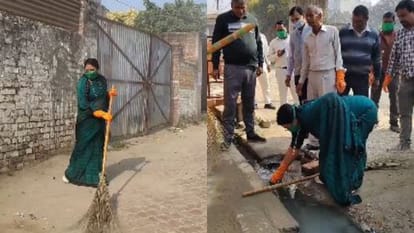 Shahjahanpur Mayor Archana Verma launched cleanliness campaign on holi festival
