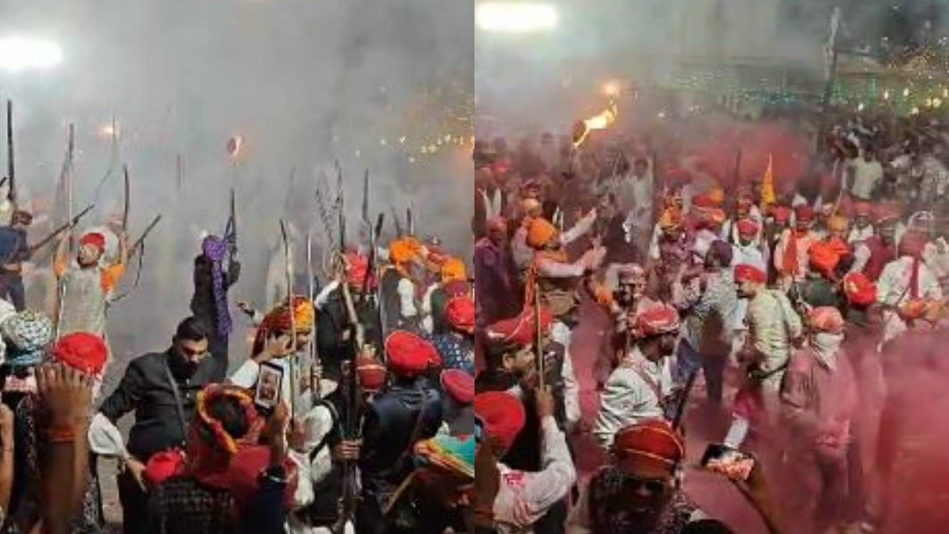Rajasthan Unique Holi Tradition Menar Village Celebrates Holi with Gunpowder Jamra Beej Festival