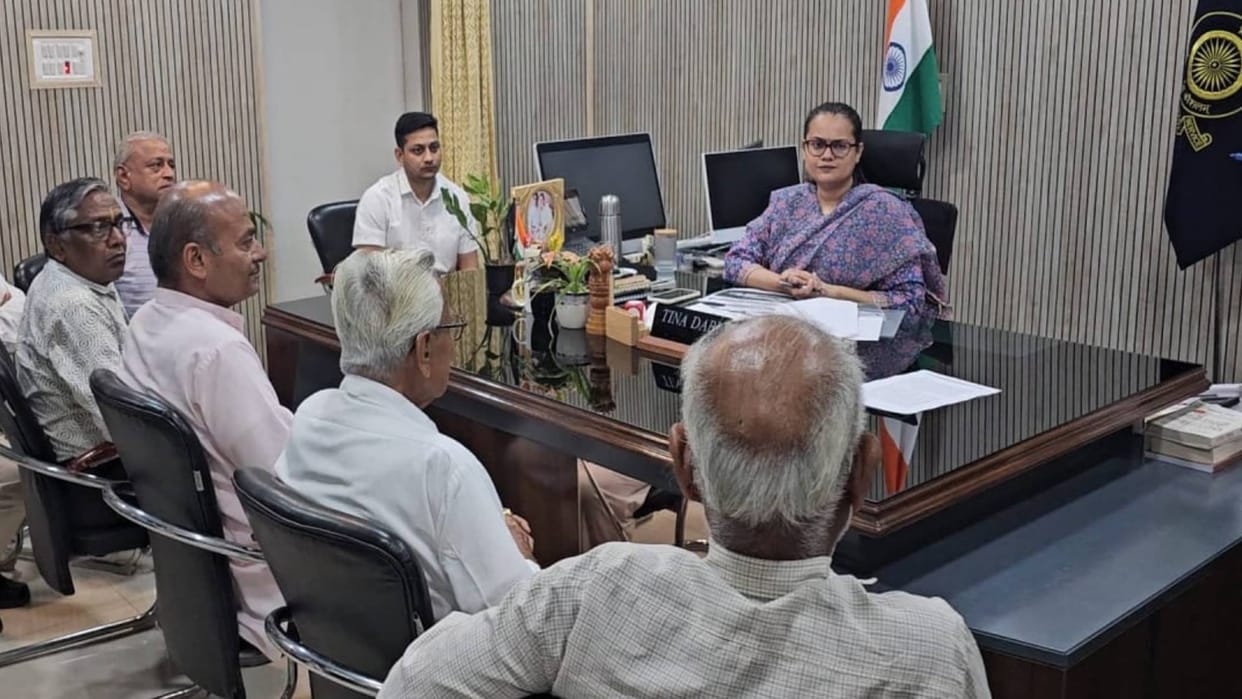 Barmer Tina Dabi took meeting of district level peace committee provocative and rumour-mongering social media