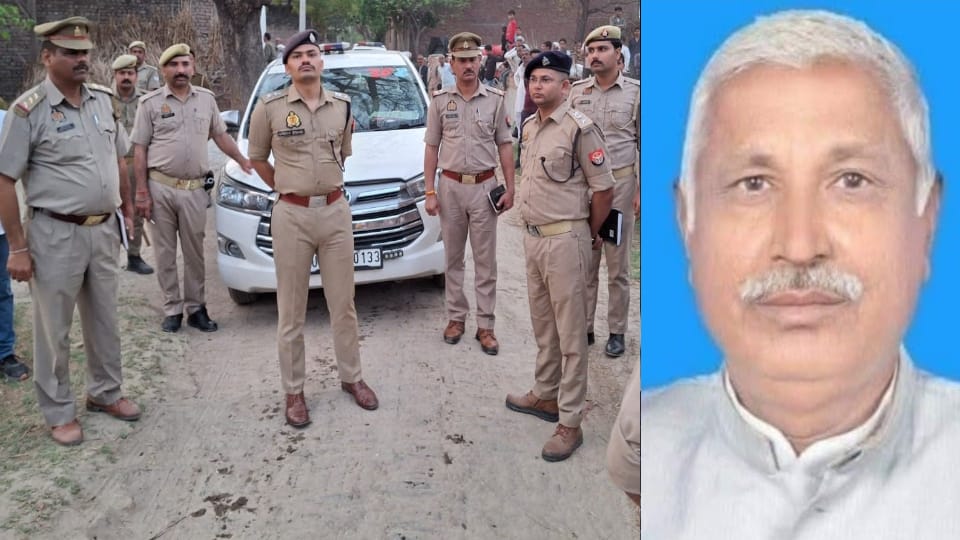 UP BJP Leader Murder Case filed against six people including four named accused block pramukh in murder