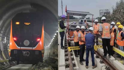 टीम ने किया मेट्रो स्टेशनों का निरीक्षण