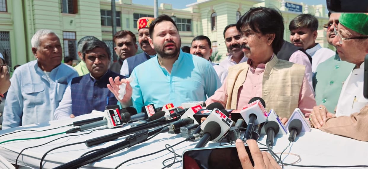 Bihar News: RJD party Tejashwi yadav targeted JDU party CM Nitish Kumar law and order failed in Bihar Police