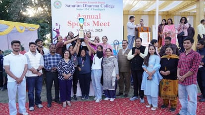 Annual sports meet organized at Sector-32 SD College Chandigarh