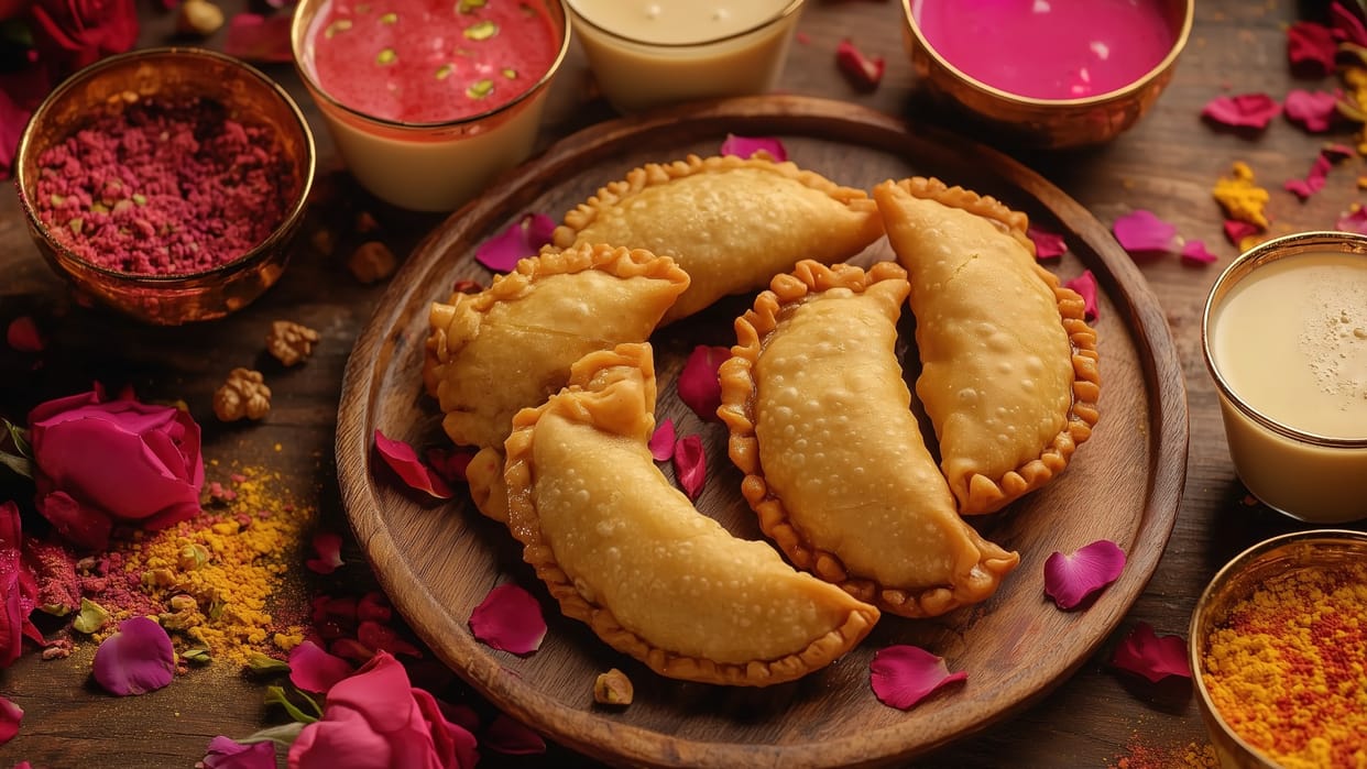 Holi 2025 How to Make Gujiya Recipe Step by Step With Pictures