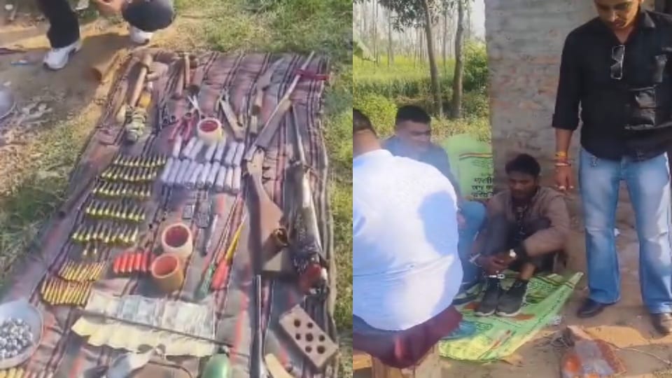 Haryana Police arrested accused running illegal arms factory in Shamli UP