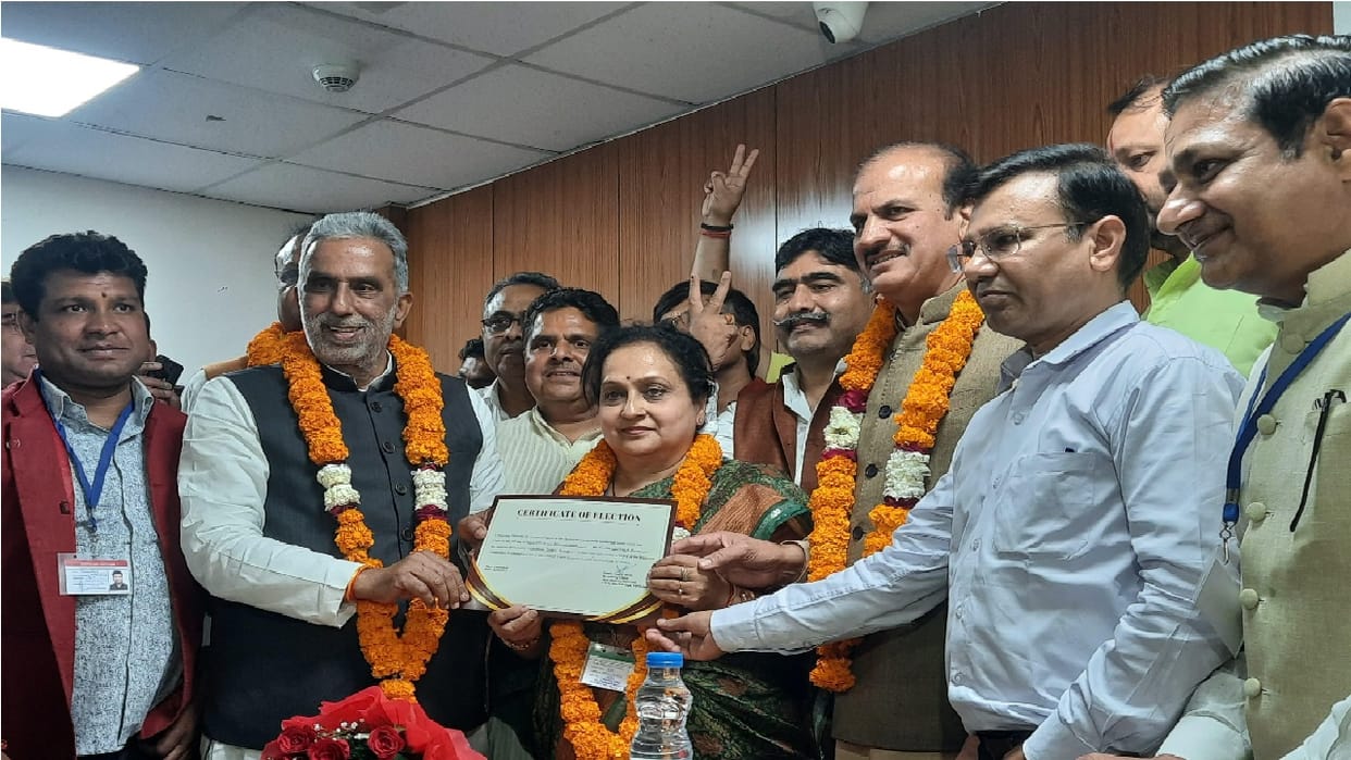 civic elections In Faridabads candidates won in 39 wards including mayor