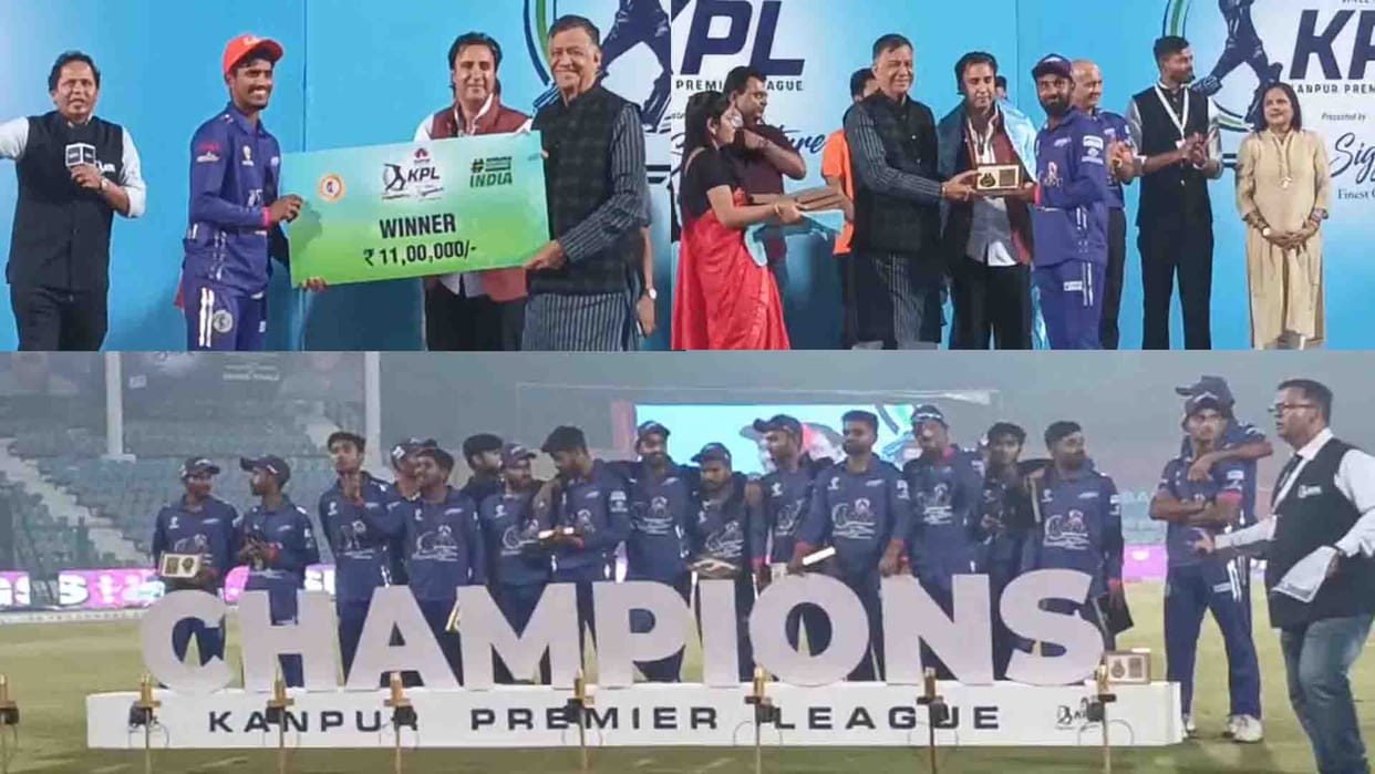 Kanpur: Sisamau Super Kings won the KPL trophy