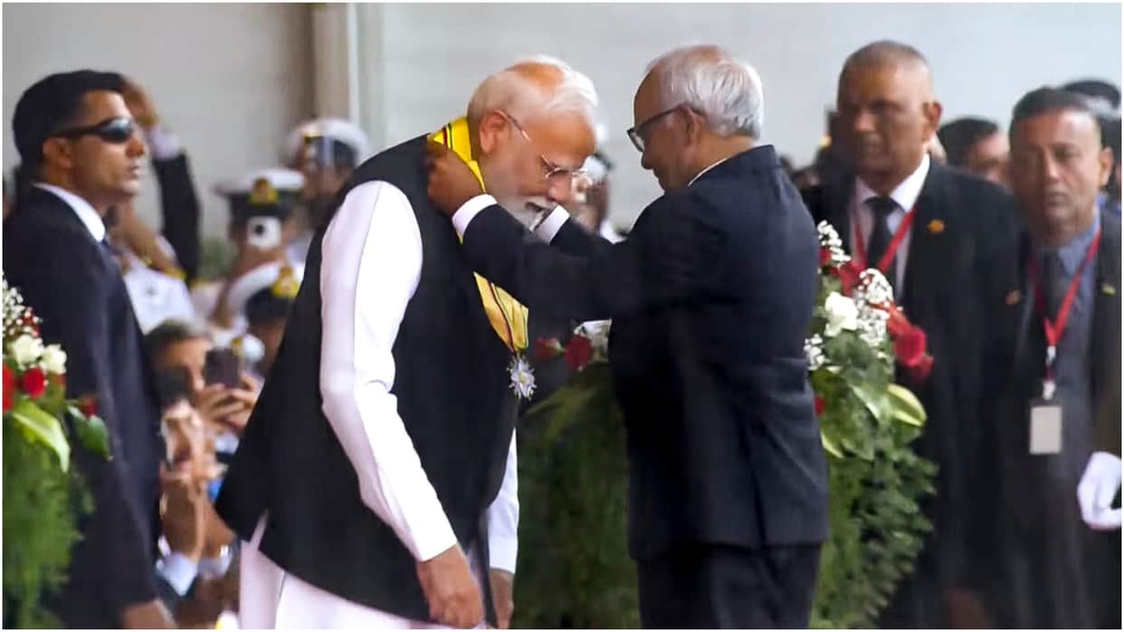 PM Modi gets 21st international award yesterday Mauritius had announced to give him the country highest honor