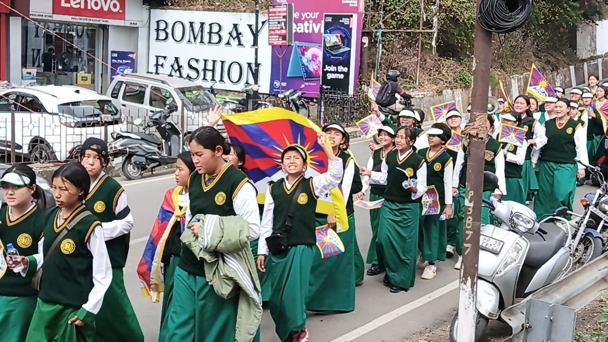 Demand for freedom raised through protest rally on Tibetan National Women's Uprising Day
