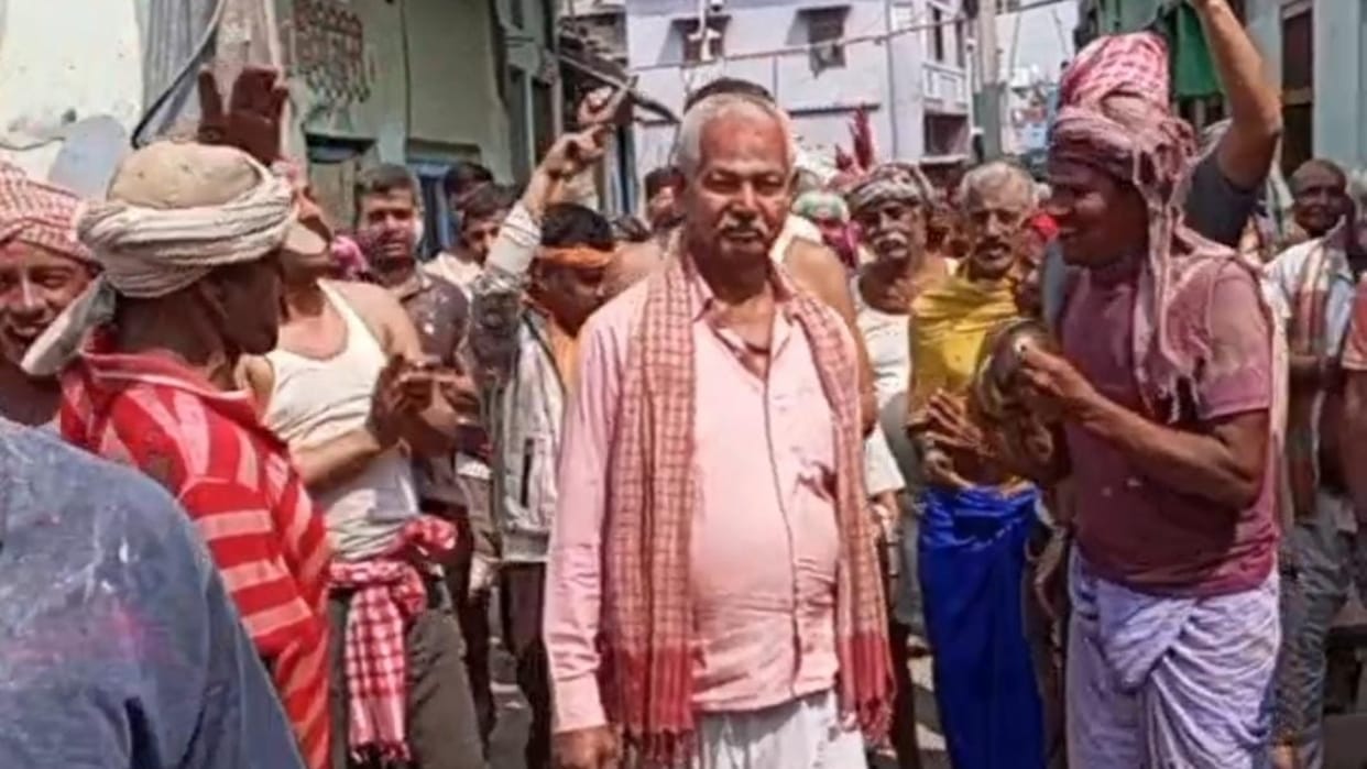 Bihar News : Braj Holi celebrated in saharsa Bihar Happy Holi 2025